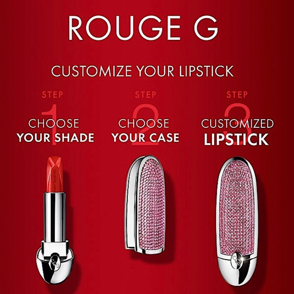 Guerlain Diamond Appeal Rouge G The Customizable Jewel Lipstick Case - Picture 4 of 5